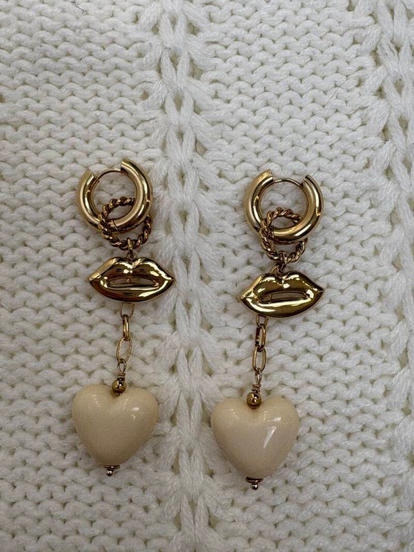 Oorbellen Kisses - goud