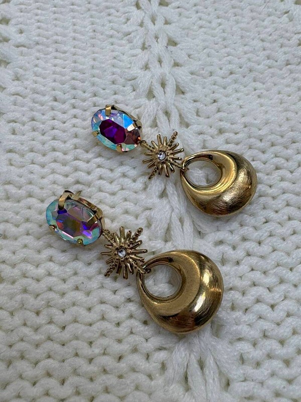 Oorbellen Diamond - goud
