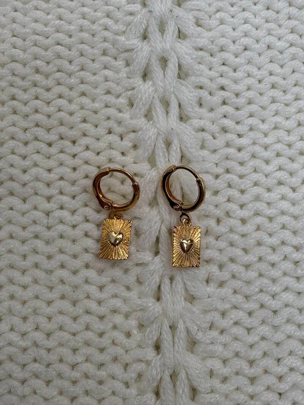 Oorbellen tag - goud