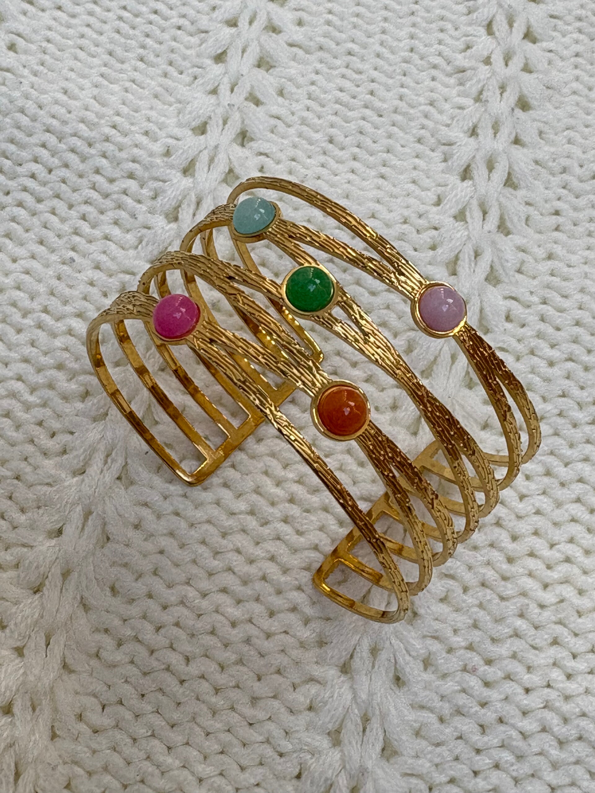 Bangle mega - goud/diverse