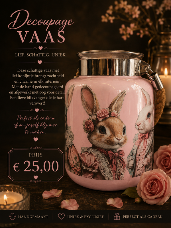 Vaas konijntjes