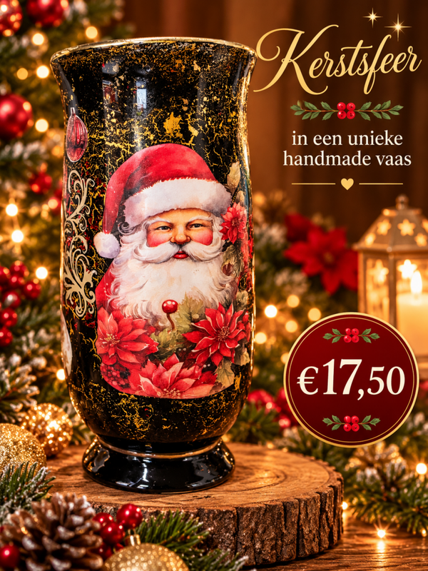 Prachtige kerstvaas