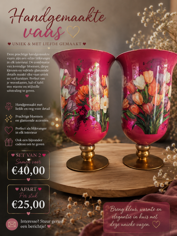 vazen set de tulp