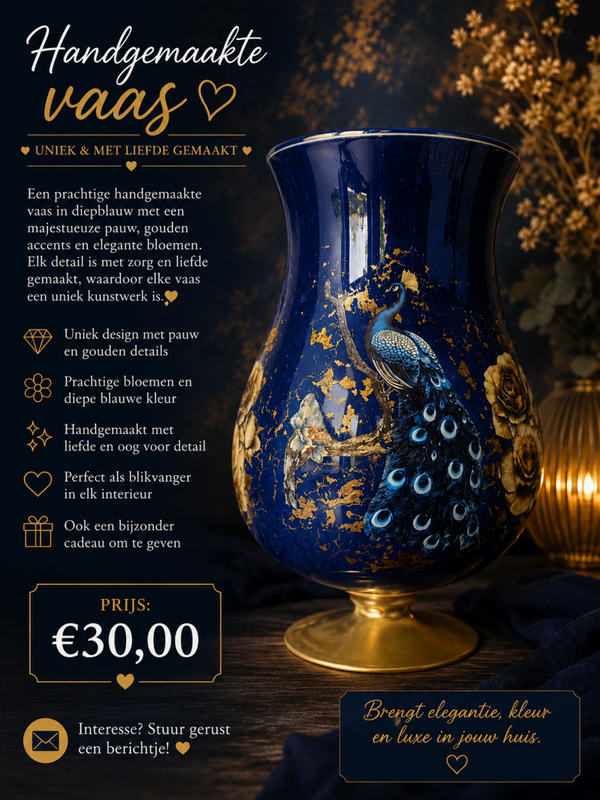Vaas de pauw
