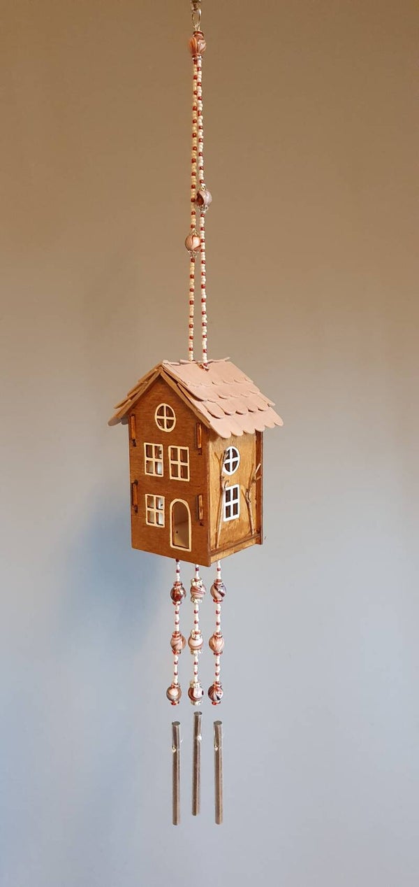 Windspiel "Holzhaus"