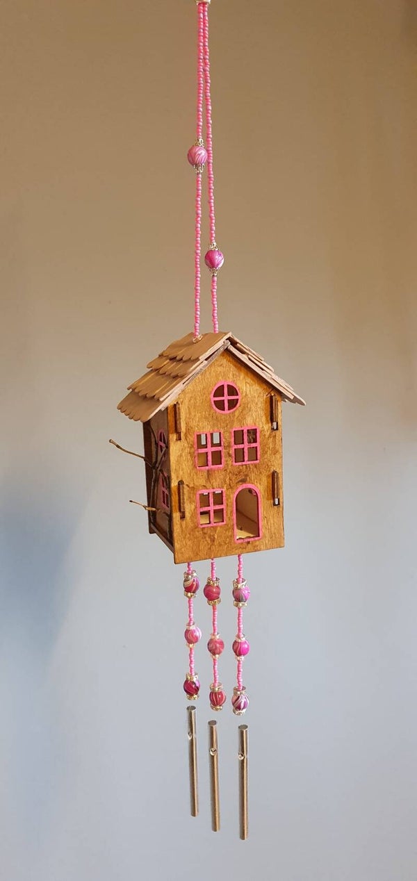 Windspiel "Holzhaus"