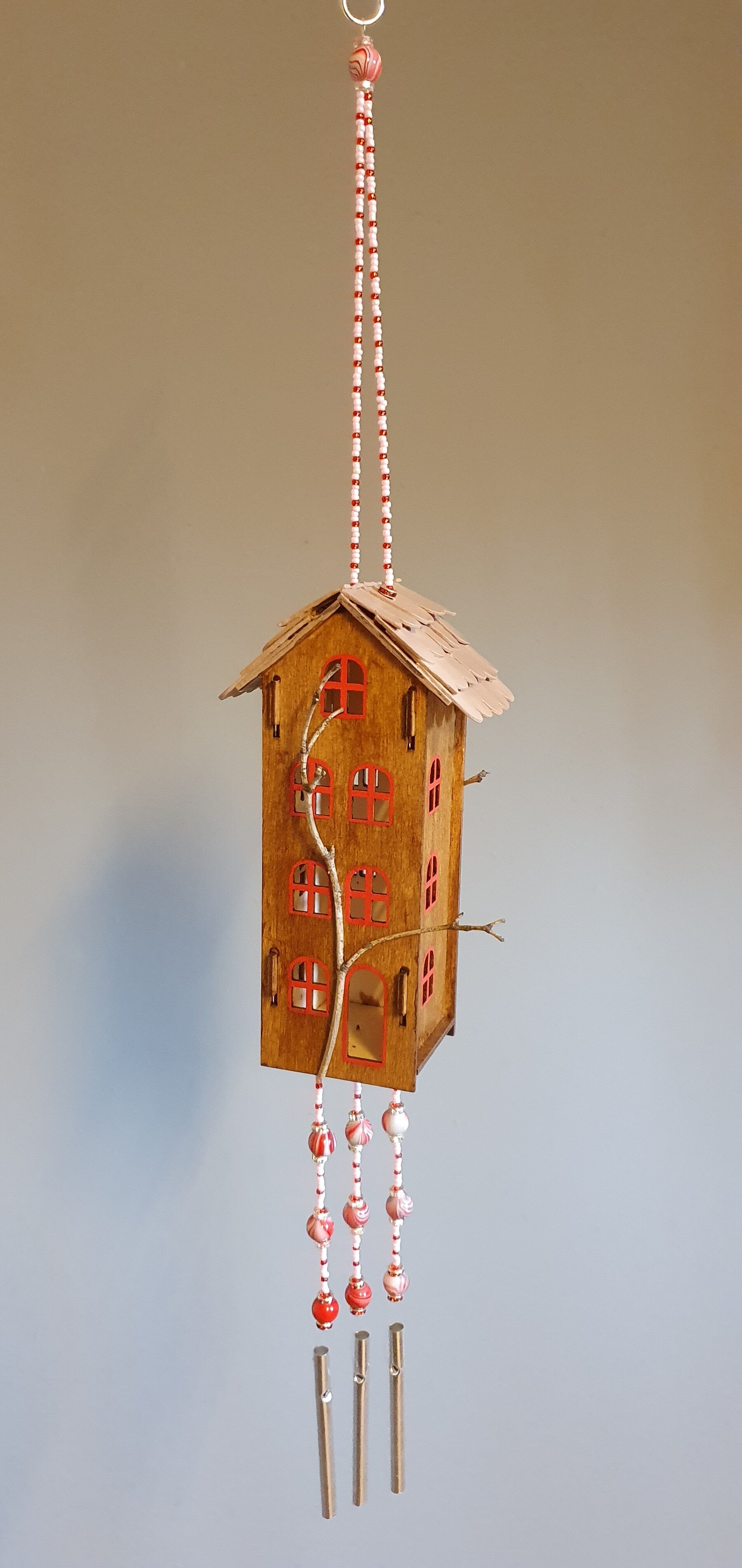 Windspiel "Holzhaus"