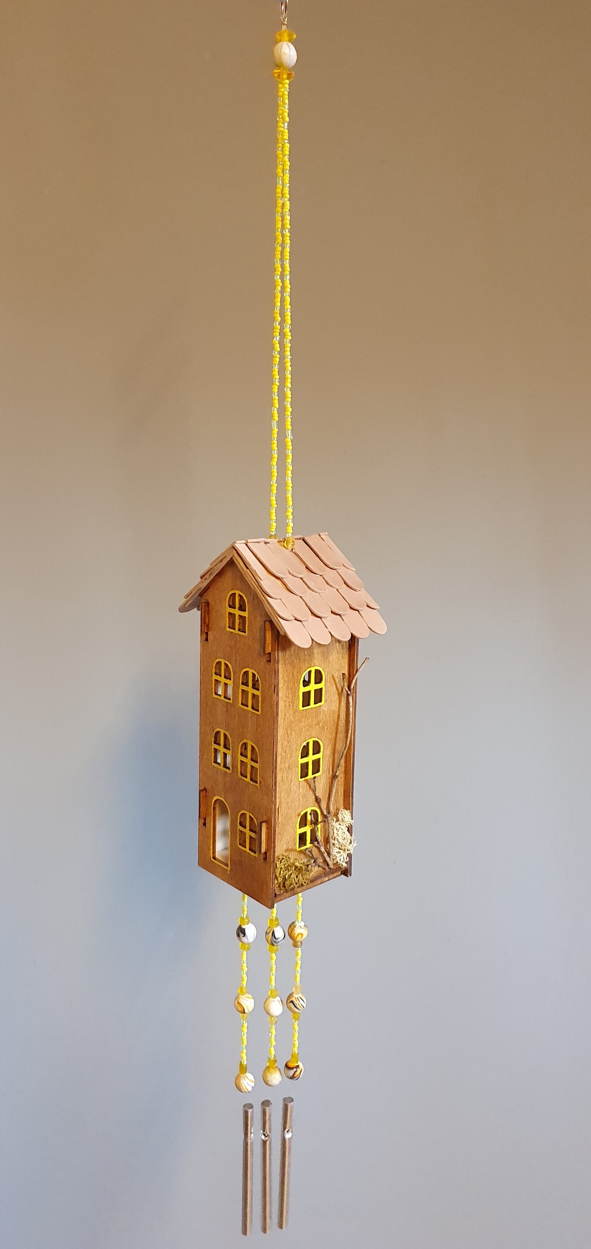 Windspiel "Holzhaus"