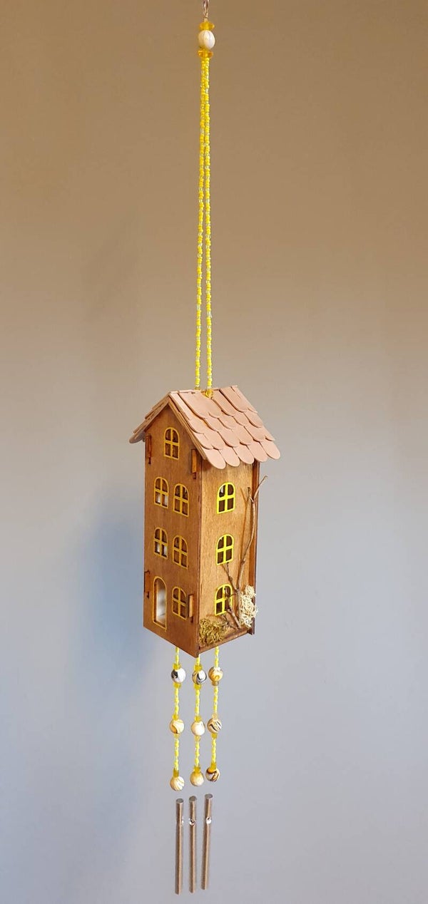 Windspiel "Holzhaus"