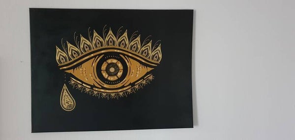 Tränendes Auge