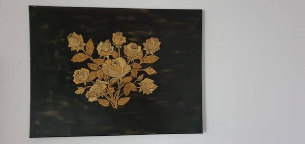 Goldener Rosenstrauss