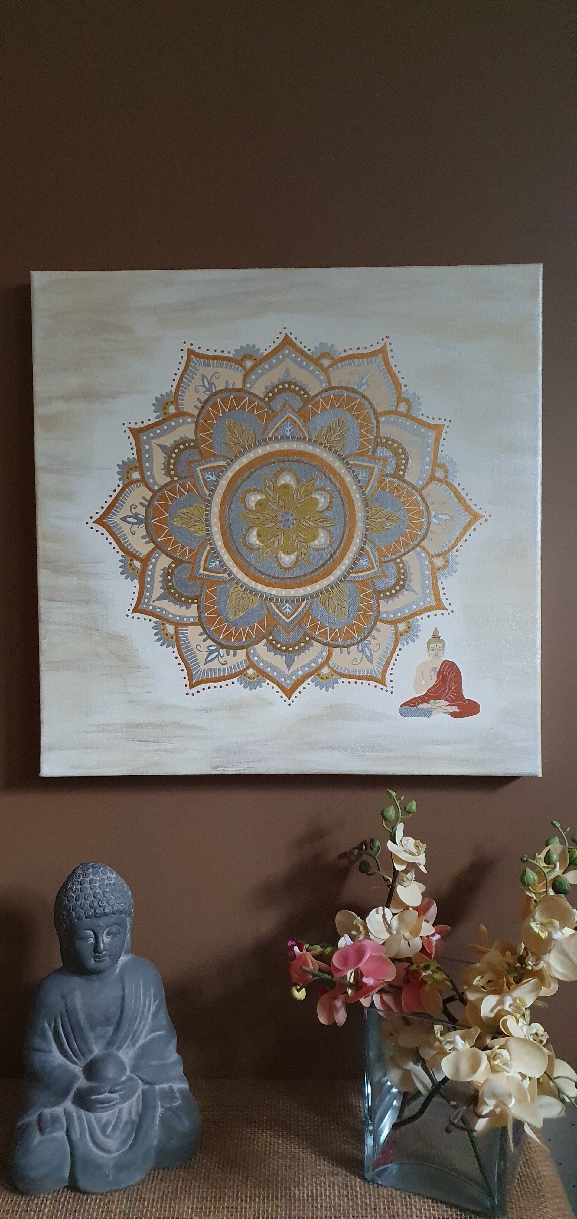 Mandala mit Buddha