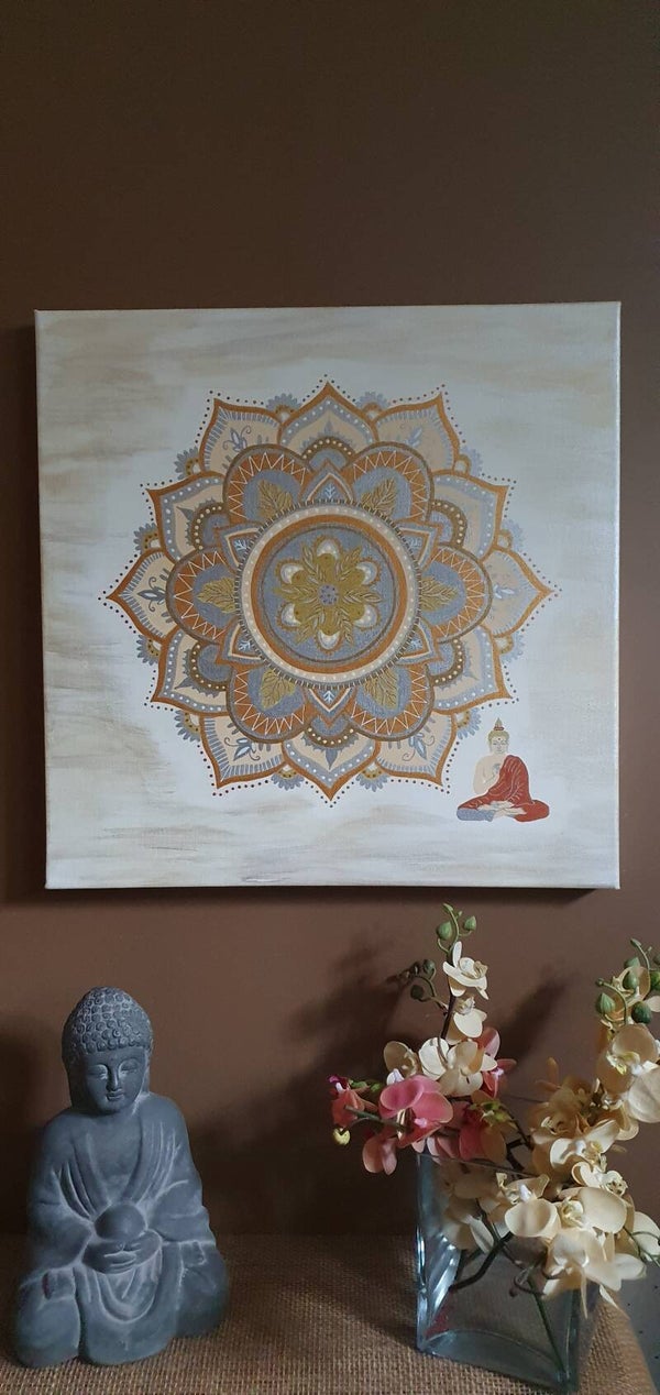 Mandala mit Buddha