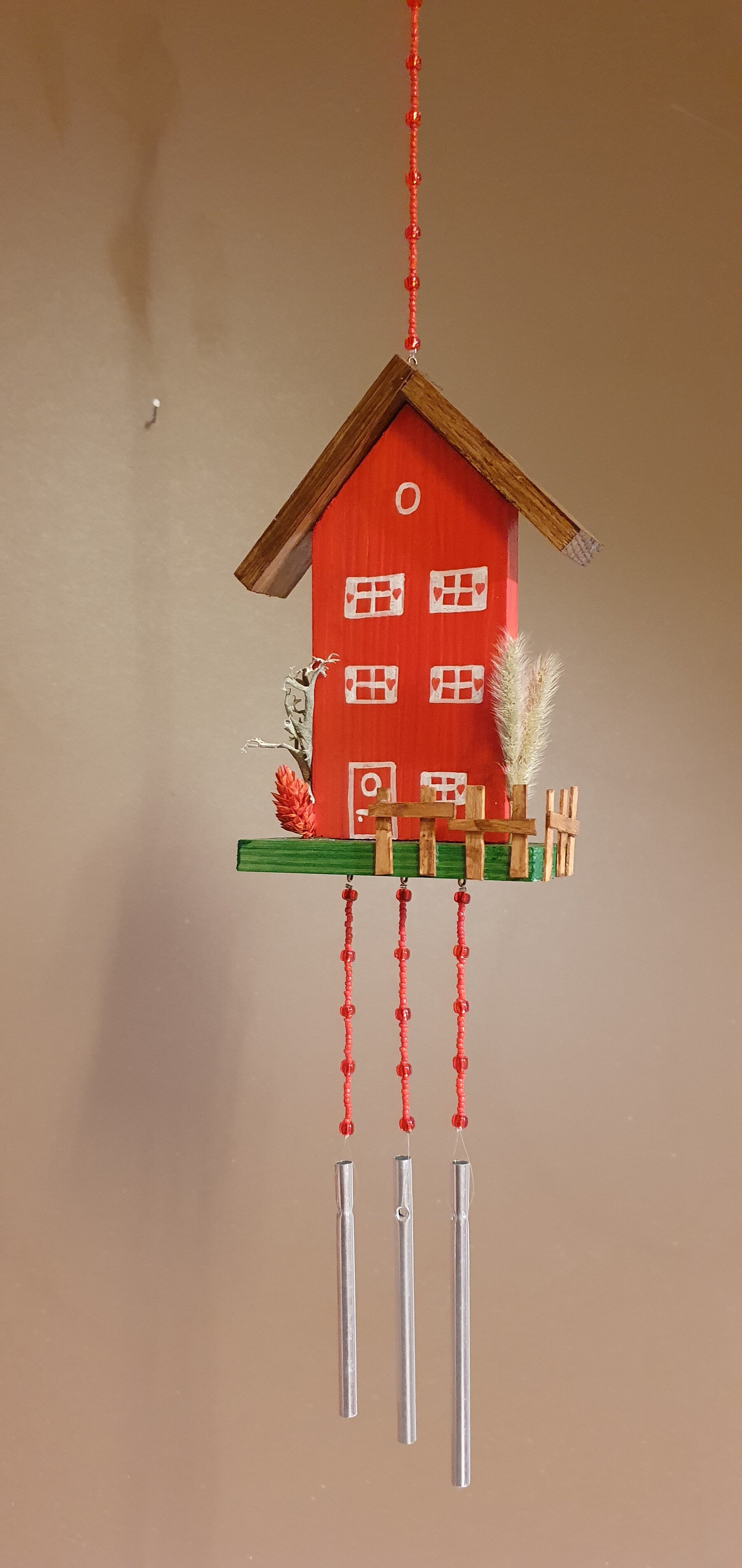 Windspiel "Holzhaus"