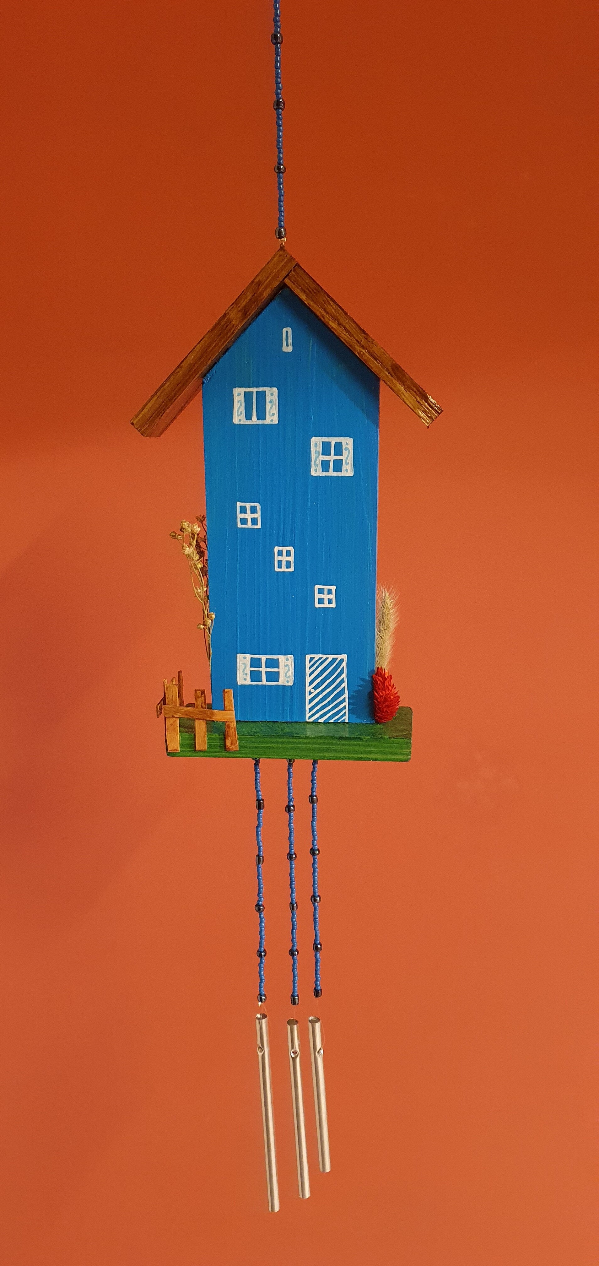 Windspiel "Holzhaus"