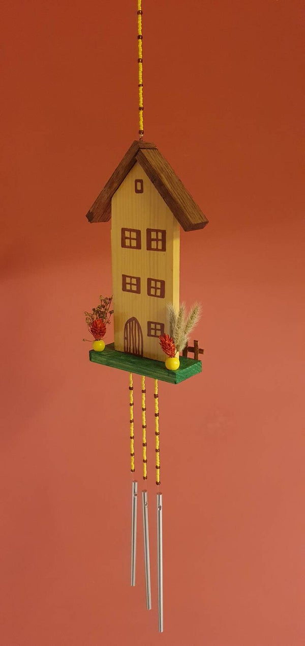 Windspiel "Holzhaus"