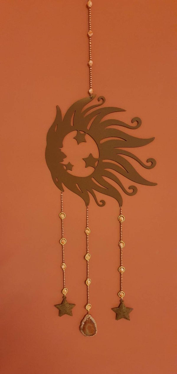 Windspiel " Sonne/Mond"