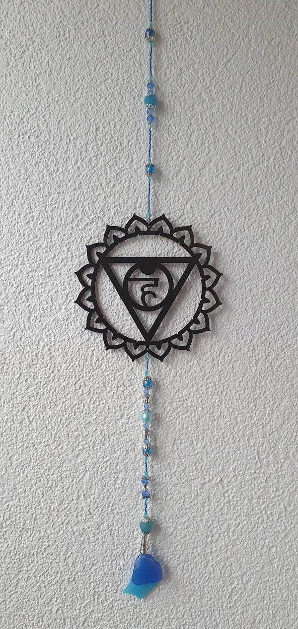 Wand/Fenster Deko "Vishuddha - Halschakra"