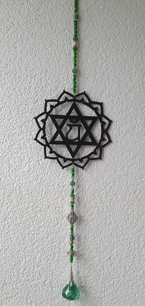 Wand/Fenster Deko "Anahata - Herzchakra"