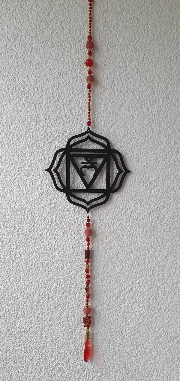 Wand/Fenster Deko "Muladhara - Wurzelchakra"