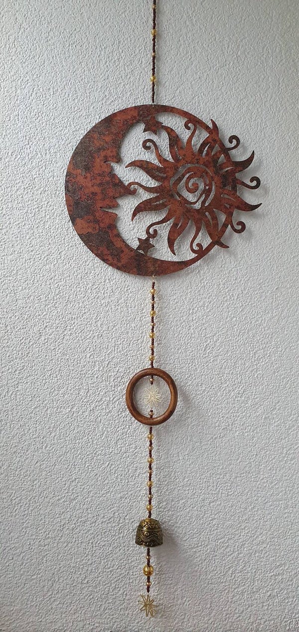 Windspiel " Sonne/Mond"