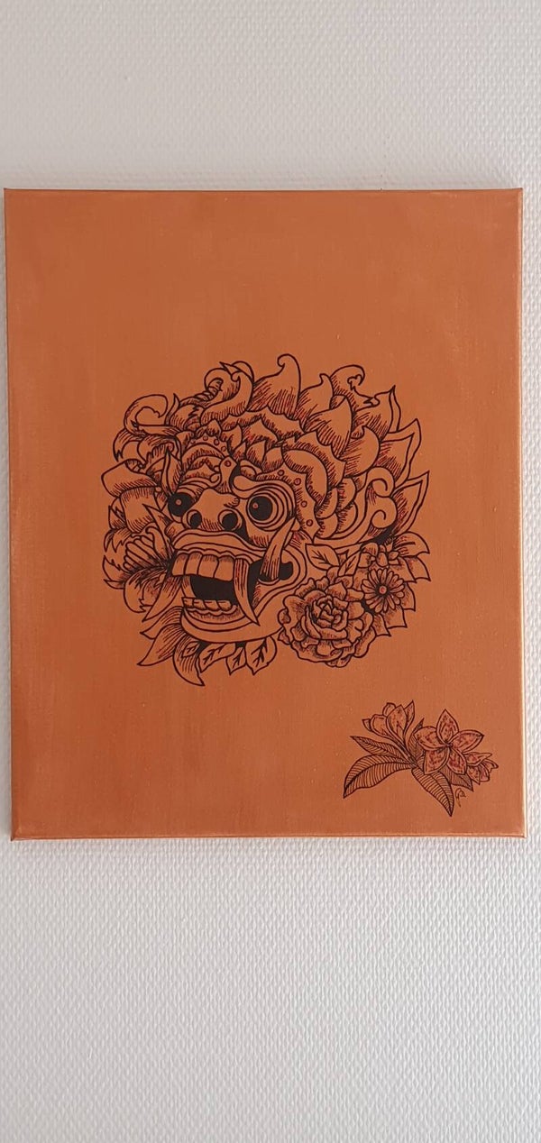 BALI BARONG MASKE