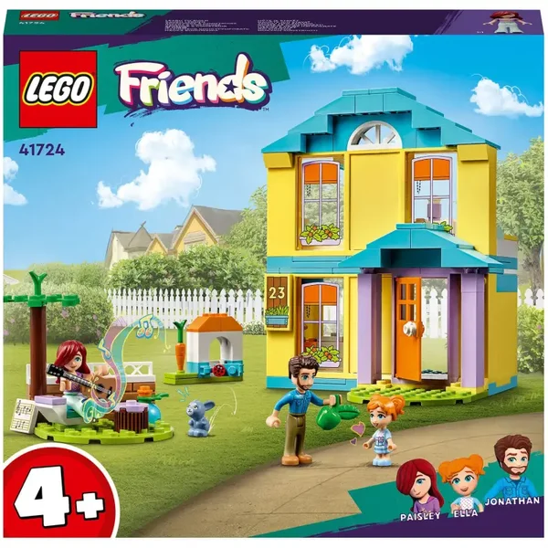 LEGO Friends 41724 La Maison de Paisley, Jouet Enfants 4 Ans, avec Accessoires, et Mini-Poupées SH