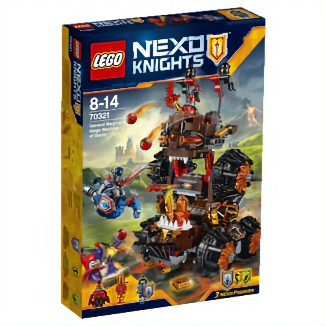 LEGO 70321 Nexo Knight- La Machine Maudite du Général Magmar 8-14 ans