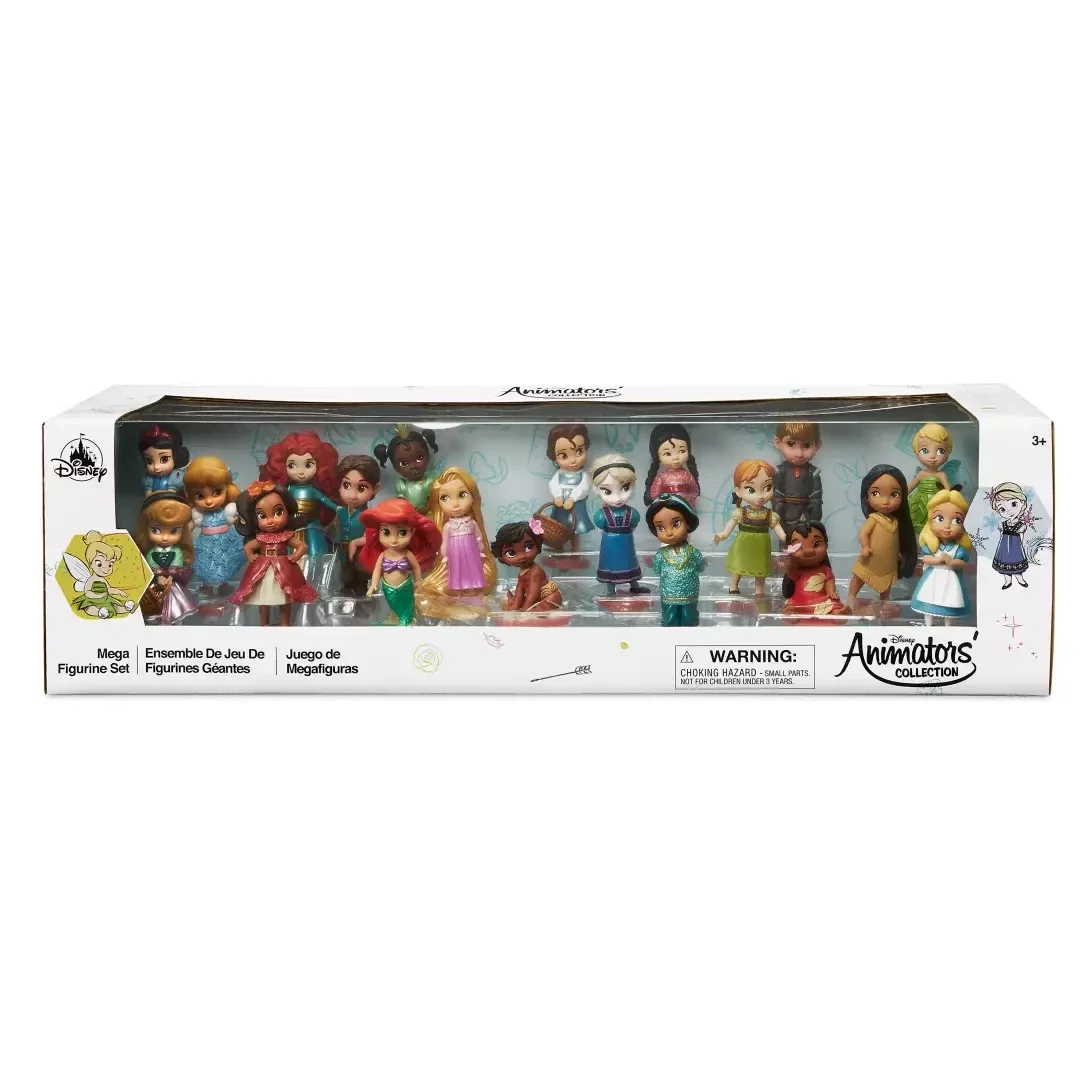 Disney Animator's Méga coffret de 20 Figurines Originales Disney Jouet Enfant