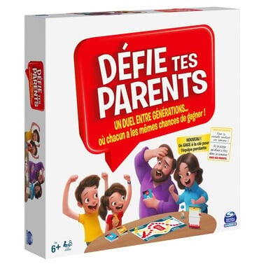 Défie tes parents jeu de société Spin Master