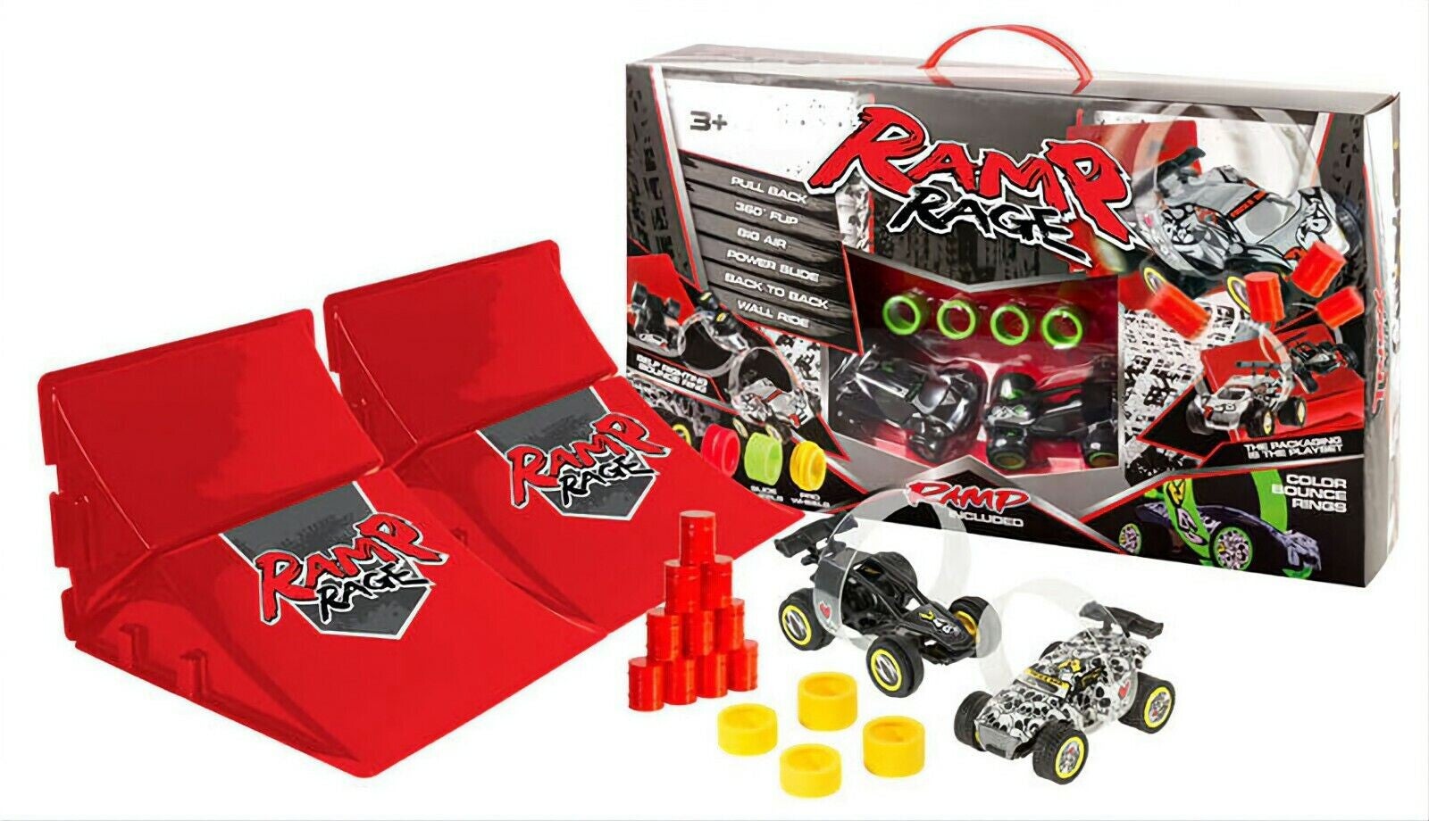 Ramp Rage Racer set - véhicules et ramps de course - à partir de 3 ans SH