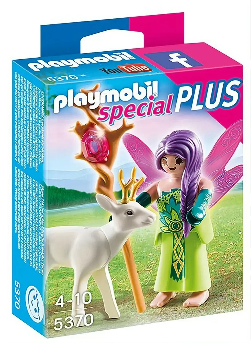 Playmobil - 70417 - Fée ailée avec Chevreuil Blanc jeux de construction