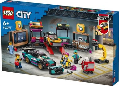 LEGO® City 60389 Le Garage de Customisation, Jouet de Voitures, Atelier  SH