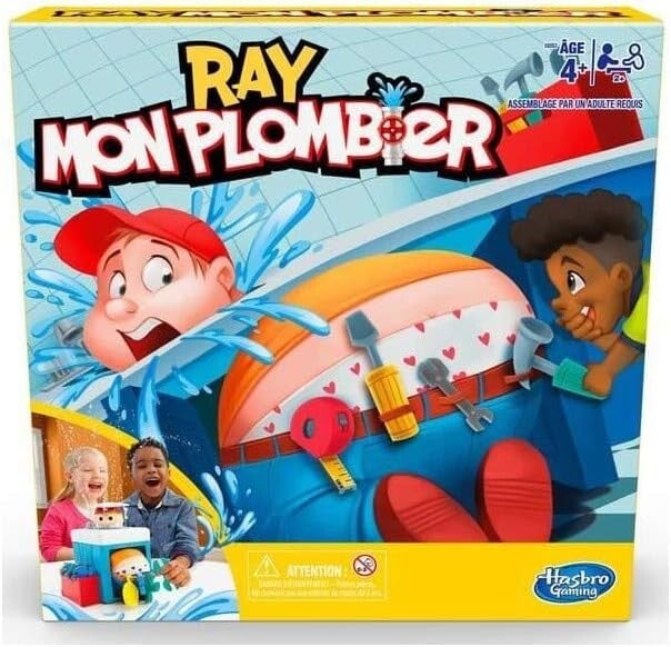 Hasbro Gaming Ray, Mon Plombier - Jeu de société pour Enfants, Version française