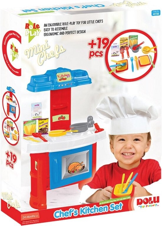 Cuisinière pour enfant inclus 19 pièces