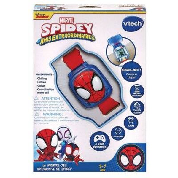 Vtech - spider-man la montre-jeu interactive de spidey Marvel apprentissage SH