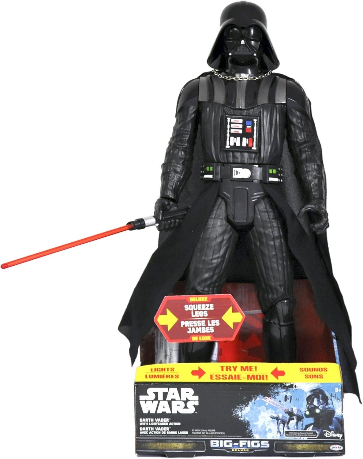 STAR WARS 20" Dark Vador Deluxe grande figurine Darth Vader avec sabre laser