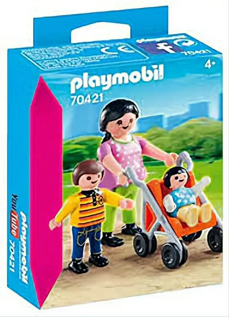 Playmobil 70421 - Maman avec Enfants - jeu de construction