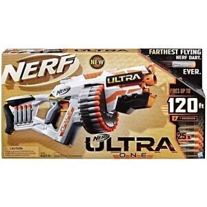 NERF Pistolet Blaster Ultra ONE 25 fléchettes Nerf Ultra officielles HASBRO Dès 8 ans SH