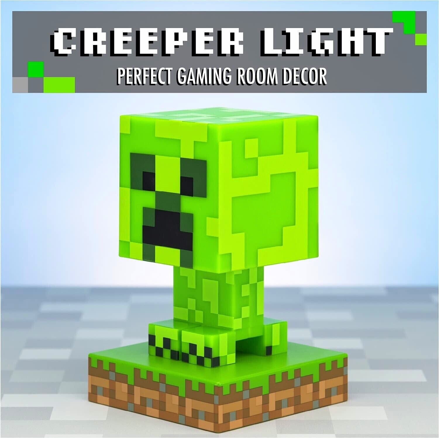 Veilleuse Minecraft #003 icons 3d Creeper veilleuse enfant icon light Paladone