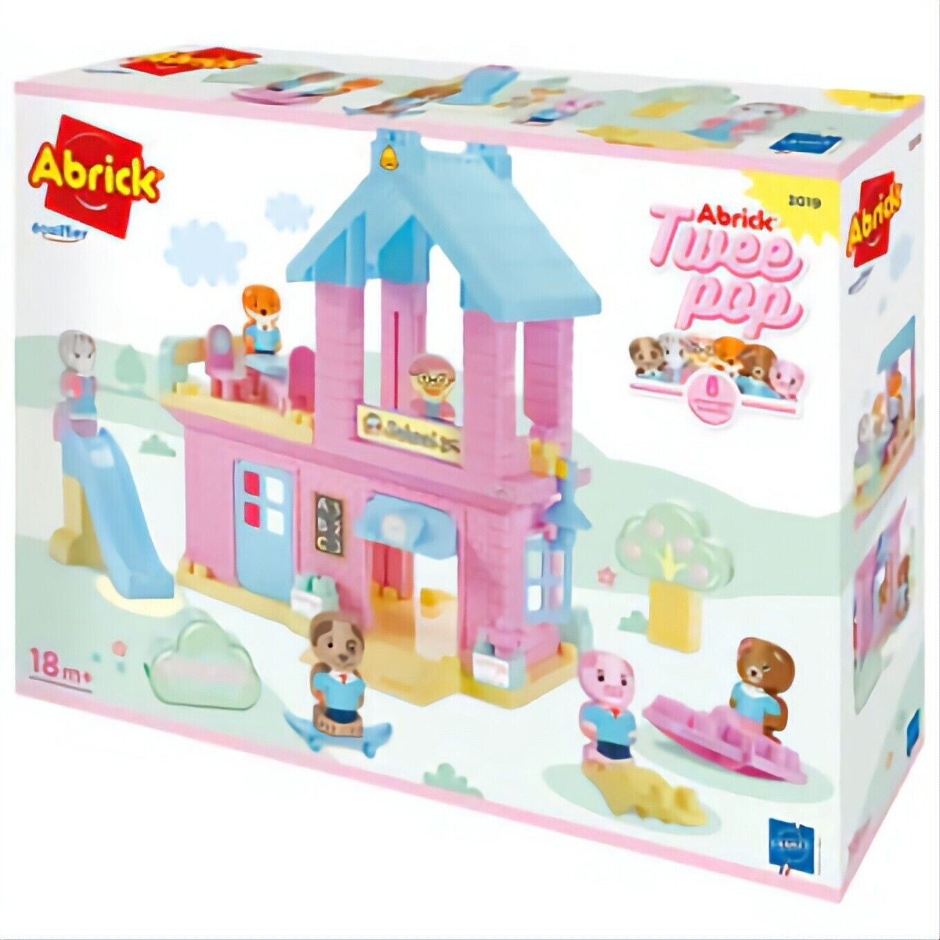 ABRICK Construction enfant 1er âge Ecole Tweepop à partir de 18 mois