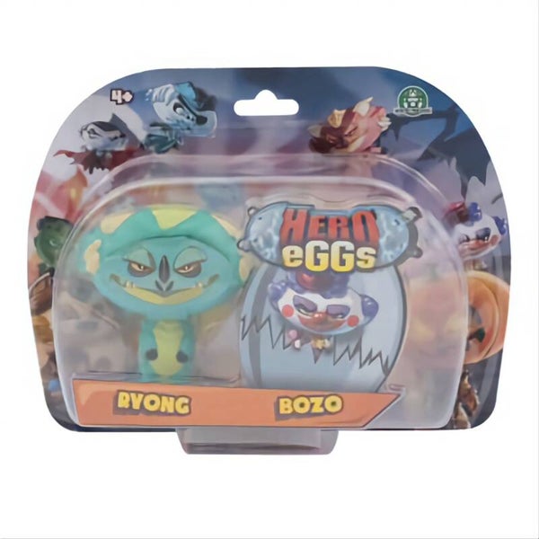 Hero egg Blister 2 Hero eggs Bozo et Ryong 2