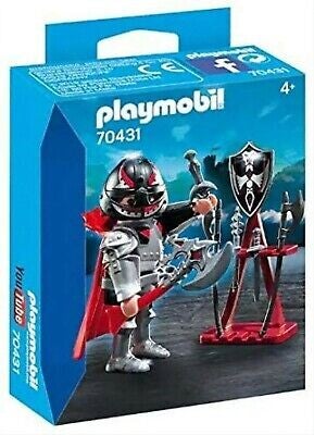 Playmobil Special Plus 70431 - Chevalier et son râtelier d'armes Jeu de Construction
