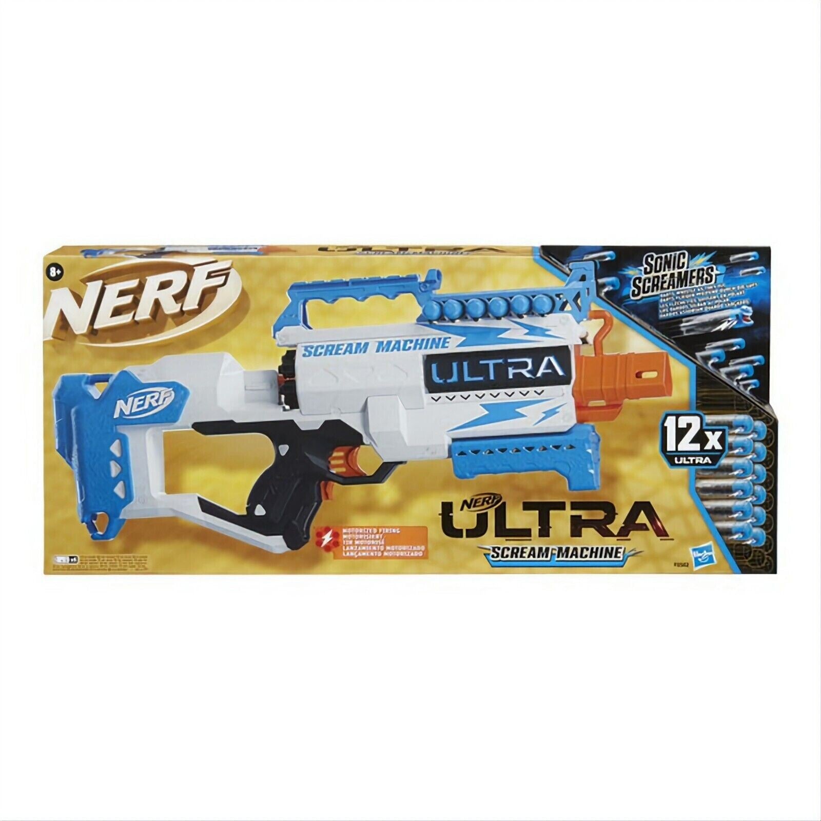Nerf blaster Nerf Ultra Scream Machine 12 Flechettes tirs motorisés Hasbro SH Dès 8 ans SH