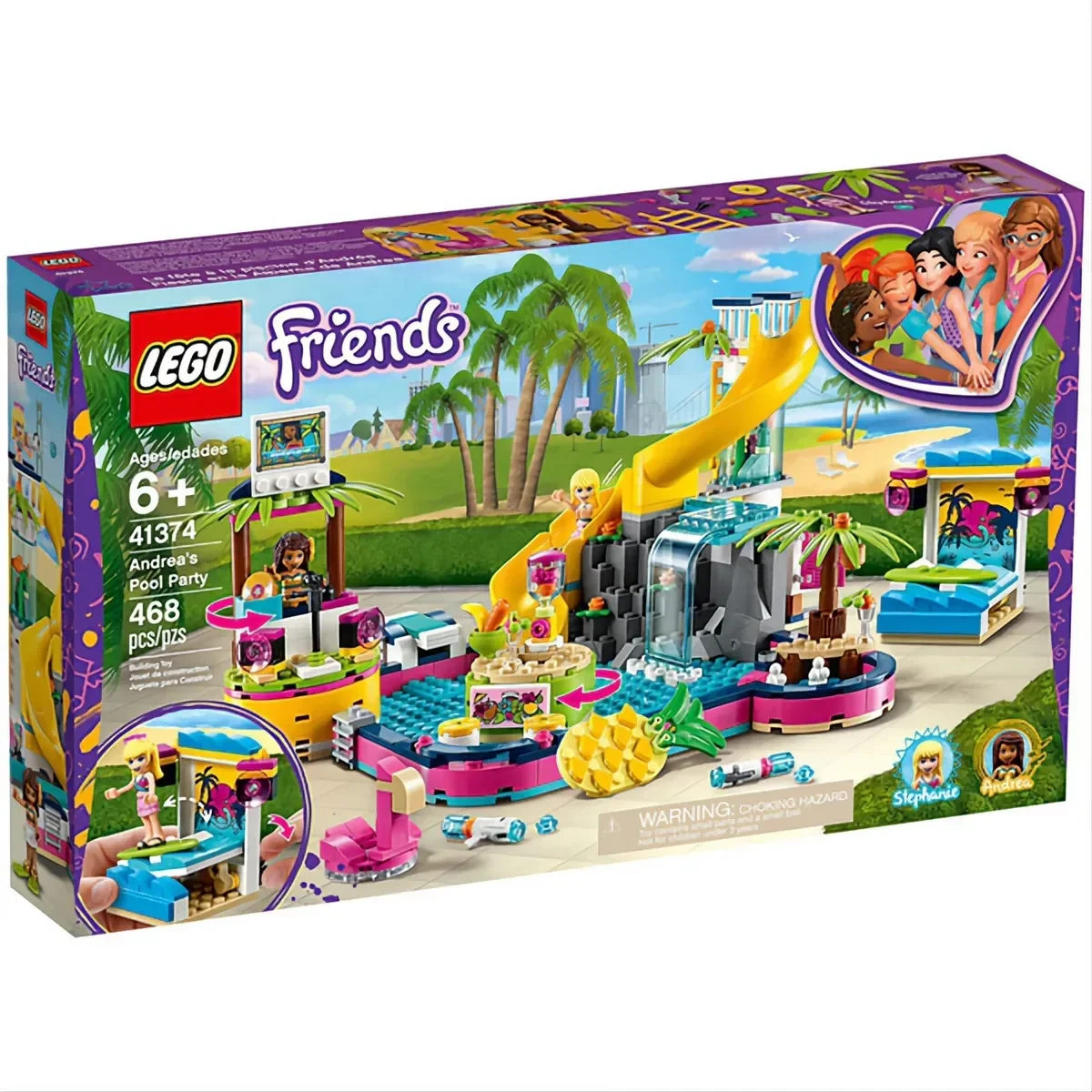 41374 LEGO® Friends La soirée piscine d'Andréa - jeu de construction