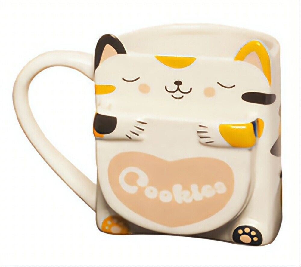 Coffret mug cookie Chat+ Livre 20 Recettes Savoureuses - coffret cadeau 🎁 SH