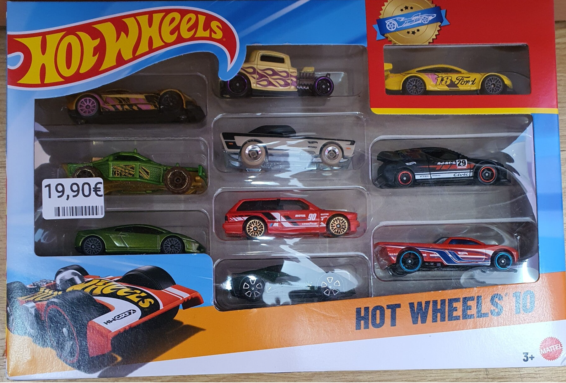 Hot Wheels 10 voitures métal