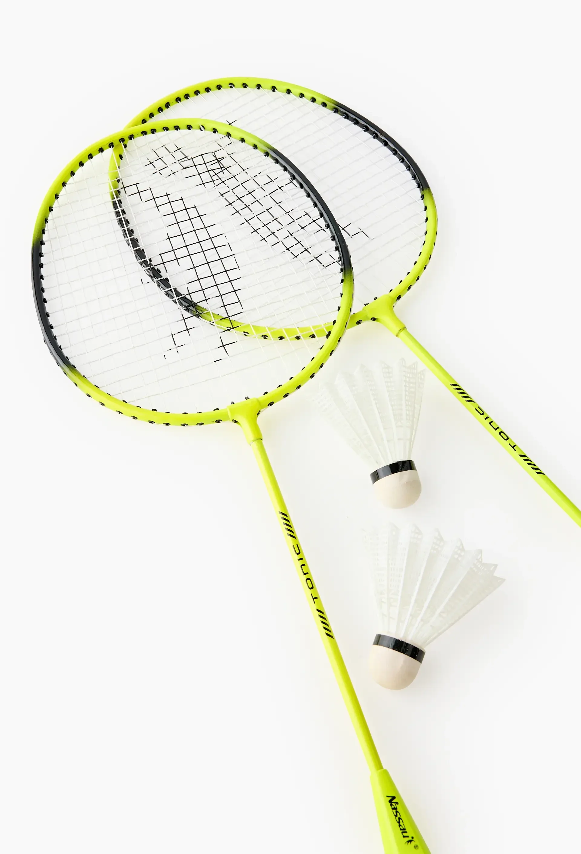 Set de 2 raquettes de badminton Nassau