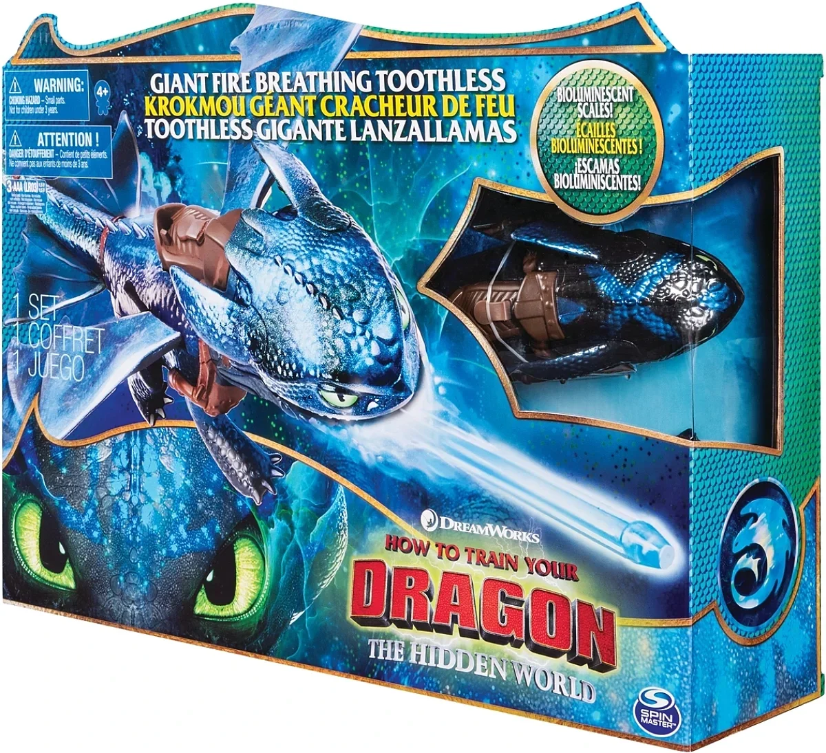 Dragons Krokmou géant cracheur de feu