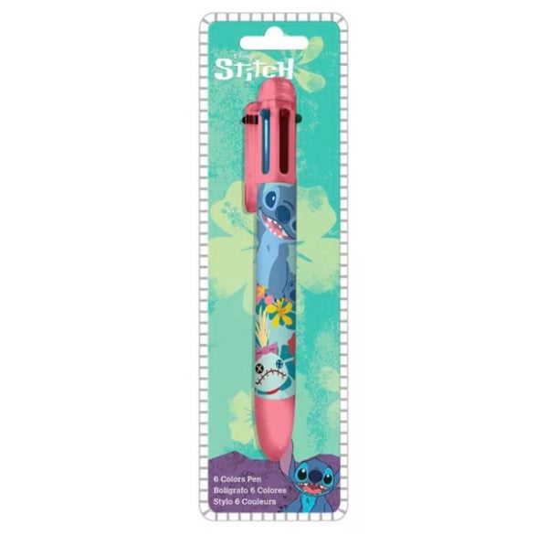 Disney Lilo et Stitch stylo 6 couleurs